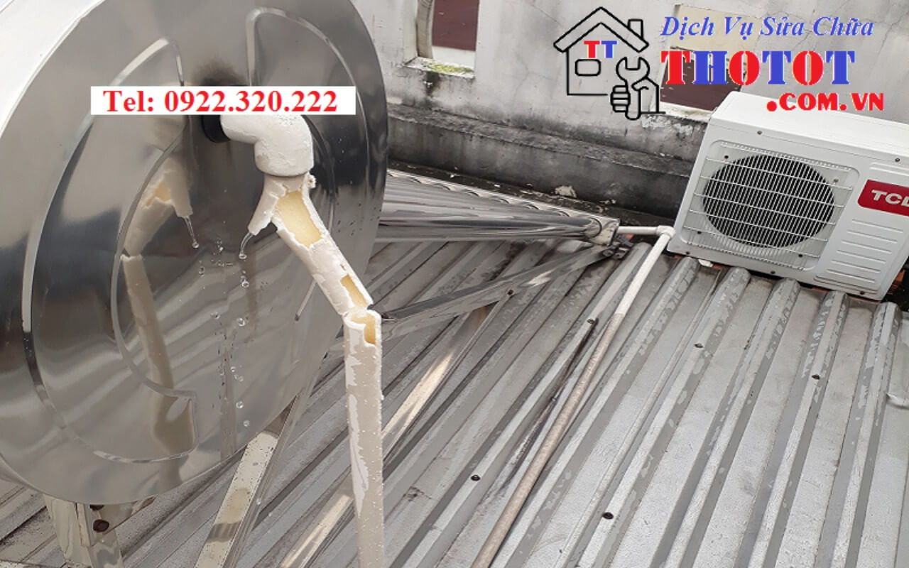 hư hỏng ống nước nóng ppr