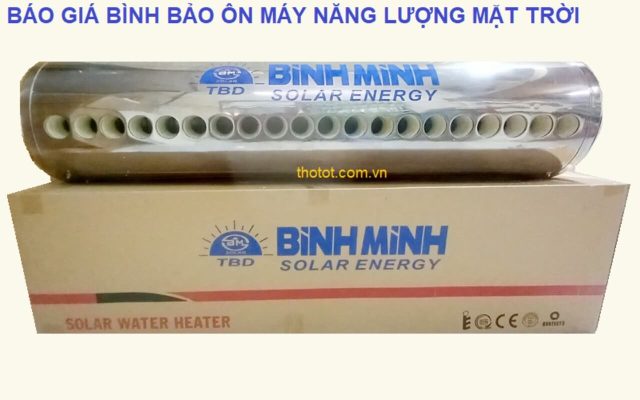 bảng giá thay bình bảo ôn