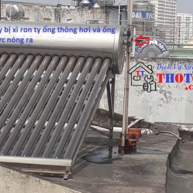 Sửa máy nước nóng năng lượng mặt trời bị rò rỉ