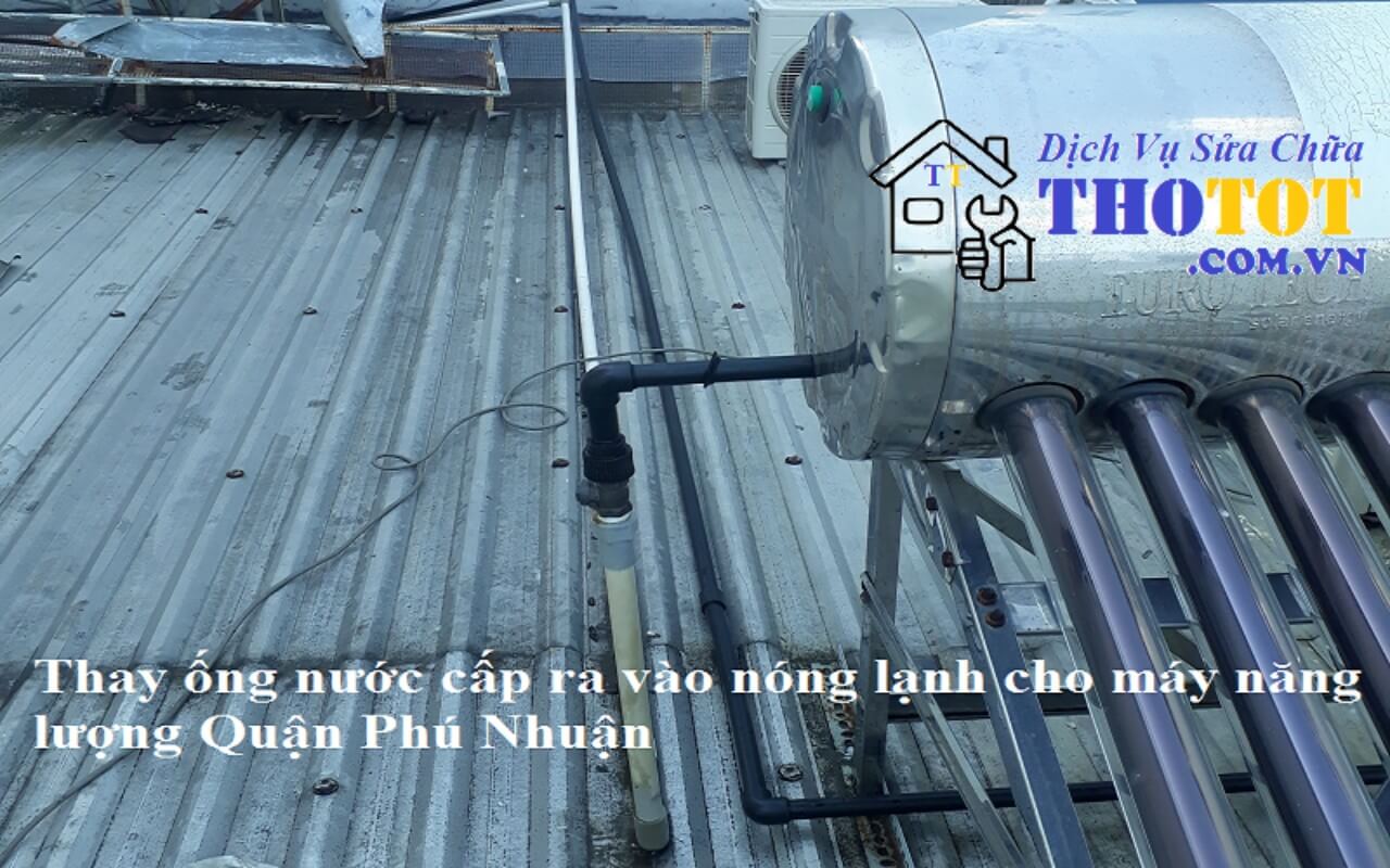 Sửa máy nước nóng năng lượng mặt trời Phú Nhuận
