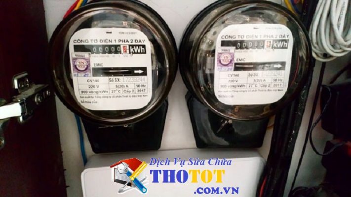 thợ lắp đồng hồ điện